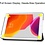 Ntech iPad 2021 hoes - iPad 9e/8e/7e Generatie hoes Trifold Bookcase Zwart – iPad 2020 hoes 10.2 hard case - Ntech