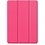 Ntech Hoes geschikt voor iPad 2021 / 2020 / 2019 (9e/8e/7e Generatie / 10.2 inch) Trifold Bookcase Pink – Hoes geschikt voor iPad 2020 hoes 10.2 hard case - Ntech