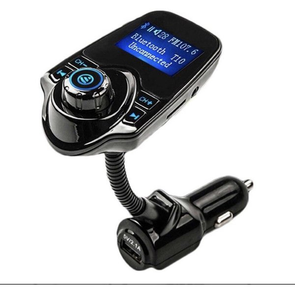t11  Bluetooth FM Transmitter T10 voor in de auto - ZT - Handsfree bellen carkit met AUX - SD kaart / USB - Ingangen - Bluetooth Handsfree Carkits - adapter - auto bluetooth – Eff Pro