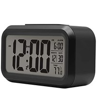 Ntech Alarmklok wekker - Ntech  - digitale wekker - Alarmklok - Inclusief temperatuurmeter - Met snooze en verlichtingsfunctie - Zwart