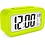 Ntech AC18 Clocks digitale wekker - Alarmklok - Inclusief temperatuurmeter - Met snooze en verlichtingsfunctie - Groen