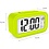 Ntech AC18 Clocks digitale wekker - Alarmklok - Inclusief temperatuurmeter - Met snooze en verlichtingsfunctie - Groen