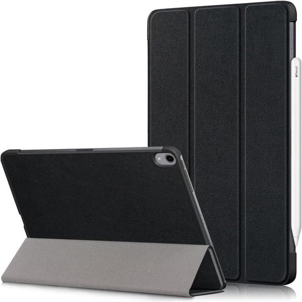 Merkloos  iPad Air (2020) Hoesje Tri-Fold Book Case Zwart