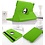 Ntech Hoes geschikt voor iPad 2021 / 2020 / 2019 (9e/8e/7e Generatie / 10.2 inch) - 360° draaibare Bookcase - Groen