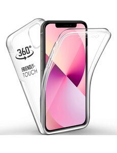 Ntech iPhone 13 Mini Hoesje - iPhone 13 Mini Screenprotector - iPhone 13 mini ( Voor en Achter)