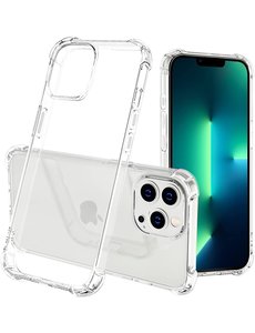 Ntech iPhone 13 Pro hoesje - iPhone 13 Pro case - hoesje iPhone 13 Pro- Siliconen hoesje iPhone 13 Pro - Transparant - Shockproof Cas