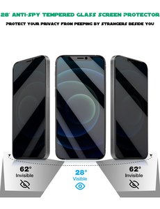 Ntech Screenprotector Geschikt voor 13 Pro Max Privacy Screenprotector – 2x Privacy Screenprotector