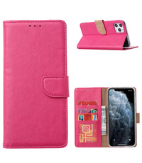 Ntech iPhone 13 bookcase Pink