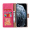 Ntech Hoesje Geschikt voor iPhone 13 hoesje bookcase Pink - Hoesje Geschikt voor iPhone 13 hoesje - wallet portemonnee book case