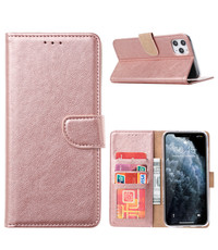 Ntech iPhone 13 bookcase Rose Gold