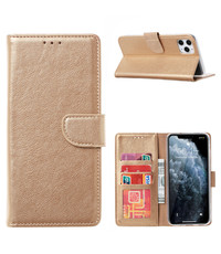 Ntech iPhone 13 bookcase Gold