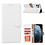 Ntech Hoesje Geschikt voor iPhone 13 hoesje bookcase Wit - Hoesje Geschikt voor iPhone 13 hoesje - wallet portemonnee book case