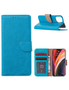 Ntech iPhone 13 Pro Max  bookcase Blauw