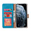 Ntech Hoesje Geschikt voor iPhone 13 Pro hoesje bookcase Blauw