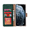 Ntech Hoesje Geschikt voor iPhone 13 Mini bookcase Met 2 stuks screenprotector temperede glass – Groen