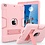 Ntech iPad 2021 Hoes - iPad 2020 hoes - Hoes iPad 2019  - iPad 10.2 hoes  - Schokbestendige Back Cover met kicktand - Hybrid Armor Case Rose Goud