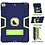 Ntech iPad 2021 Hoes - iPad 2020 hoes - Hoes iPad 2019  - iPad 10.2 hoes  - Schokbestendige Back Cover met kicktand - Hybrid Armor Case Blauw / Groen