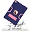 Ntech Hoes geschikt voor iPad 2021 / 2020 / 2019 (9e/8e/7e Generatie / 10.2 inch)  - Schokbestendige Back Cover met kicktand - Hybrid Armor Case Blauw / Pink