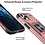 Ntech Hoesje Geschikt voor iPhone 13 Pro Max - Heavy Duty Armor Hoesje met Kickstand ringhouder – Rosegoud