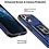 Ntech Hoesje Geschikt voor iPhone 13 Pro Max - Heavy Duty Armor Hoesje met Kickstand ringhouder – Blauw