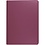 Ntech Hoes geschikt voor iPad 2021/2020/2019 (10.2 inch) draaibaar + screenprotector - tempered glass + stylus pen - Paars