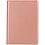 Ntech Hoes geschikt voor iPad 2021/2020/2019 (10.2 inch) draaibaar + screenprotector - tempered glass + stylus pen - Rosegoud