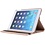 Ntech Hoes geschikt voor iPad 2021/2020/2019 (10.2 inch) draaibaar + screenprotector - tempered glass + stylus pen - Goud