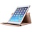 Ntech Hoes geschikt voor iPad 2021/2020/2019 (10.2 inch) draaibaar + screenprotector - tempered glass + stylus pen - Goud