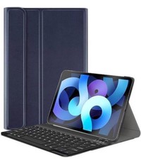 Merkloos Samsung Galaxy Tab A7 Smart Keyboard Case Donkerblauw