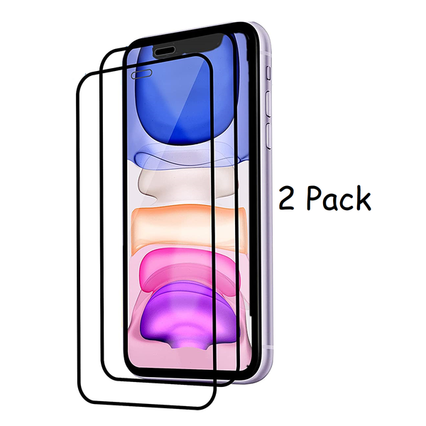 Ntech Screenprotector Geschikt voor 13 Pro Max Screenprotector full cover - Screenprotector Geschikt voor 13 Pro Max  Screen Protector Beschermglas - Zwart - Full cover - 2 stuks