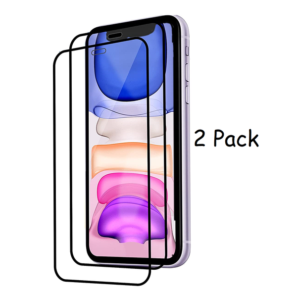 Ntech Screenprotector Geschikt voor 13 Mini Screenprotector full cover - Screenprotector Geschikt voor 13  Mini Screen Protector Beschermglas - Zwart - Full cover - 2 stuks