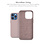 Ntech Hoesje Geschikt voor iPhone 13 – Liquid siliconen backcover – Pink Sand