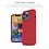 Ntech Hoesje Geschikt voor iPhone 13 – Liquid siliconen backcover – Rood