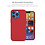 Ntech Hoesje Geschikt voor iPhone 13 – Liquid siliconen backcover – Rood