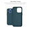 Ntech Hoesje Geschikt voor iPhone 13 – Liquid siliconen backcover – Pine Groen