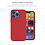 Ntech Hoesje Geschikt voor iPhone 13 Pro Max – Liquid siliconen backcover – Rood