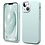 Ntech Hoesje Geschikt voor iPhone 13 Mini – Liquid siliconen backcover – Mint Groen