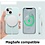 Ntech Hoesje Geschikt voor iPhone 13 Mini – Liquid siliconen backcover – Mint Groen