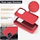 Ntech Hoesje Geschikt voor iPhone 13 Pro – Liquid siliconen backcover – Rood