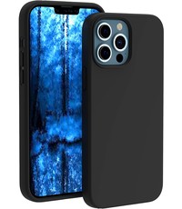 Ntech iPhone 13 Pro Siliconen backcover met microvezel  Zwart