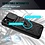 Ntech Hoesje Geschikt voor iPhone 13 pro Hoesje met Camera Bescherming Zwart – met ring houder Rugged Armor Back Cover - Case - Camera Schuif