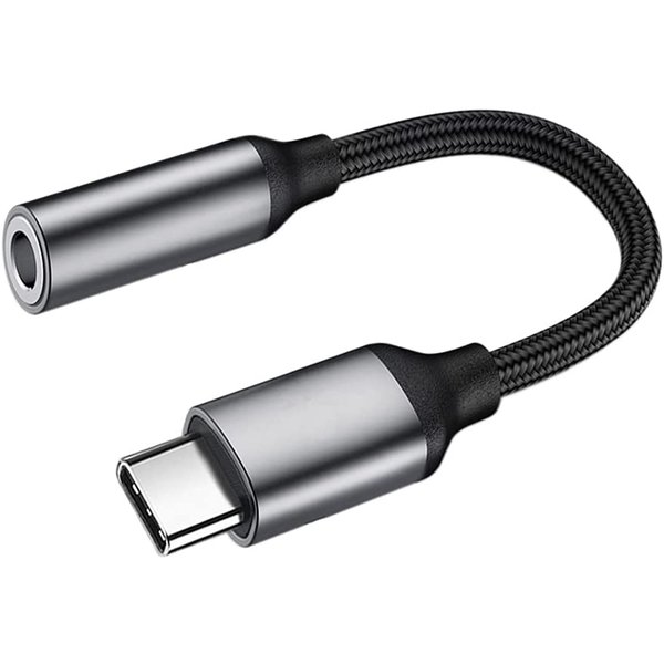 Ntech usb c naar aux - usb c aux - usb c naar audio jack - Ntech - usb c naar jack - USB C naar Aux Headphone Jack | Geschikt voor Samsung Audio Jack voor Geschikt voor Samsung S21 / S21 Ultra / S21 Plus / S20 / S20 Plus / S20 Ultra - Zwart