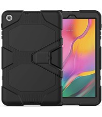 Merkloos Samsung Galaxy Tab A 10.1 inch (2019) SM-T510 T515 Extreme Armor hoesje Case - Zwart