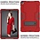 Merkloos Samsung Galaxy Tab A 10.1 Inch 2019 T510 / T515 Hybrid Shockproof Protection Case Armor met standaard (rood)