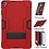 Merkloos Samsung Galaxy Tab A 10.1 Inch 2019 T510 / T515 Hybrid Shockproof Protection Case Armor met standaard (rood)