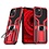 Ntech Hoesje Geschikt voor iPhone 13 hoesje – Schokbestendig Ultra Slim Soft TPU Cover met kicktand Ringhouder – Rood