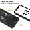 Ntech Hoesje Geschikt voor iPhone 13 Pro – Schokbestendig Ultra Slim Soft TPU Cover met kicktand Ringhouder – Zwart