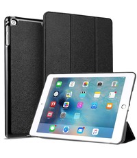 Ntech iPad Hoes 2017 - iPad 2018 Hoes Zwart - iPad 9 7 inch hoes - iPad Hoes 2018 - iPad 2017 hoes - ipad hoes 6e generatie - iPad 2017 hoesje  smart cover Trifold - Ntech