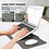 Ntech Laptoptas - Laptophoes - Laptop Sleeve - Laptop cover Grijs - Laptophoes 13 inch - Laptoptas 4 piece set - Laptop case met stand en + Etui - Ntech