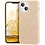 Ntech Hoesje Geschikt voor iPhone 13 Hoesje Glitters Siliconen - Glitter Hoesje Geschikt voor iPhone 13 hoesje TPU Case Goud - Cover